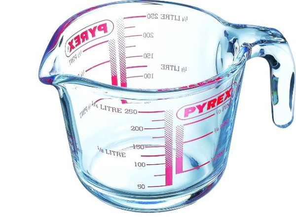 Pyrex maatbeker 0,5L glas