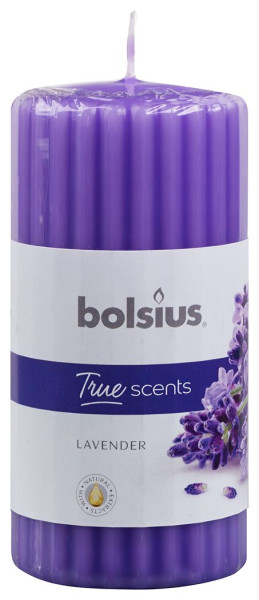 Bolsius Stompkaars geur Lavendel 120/58