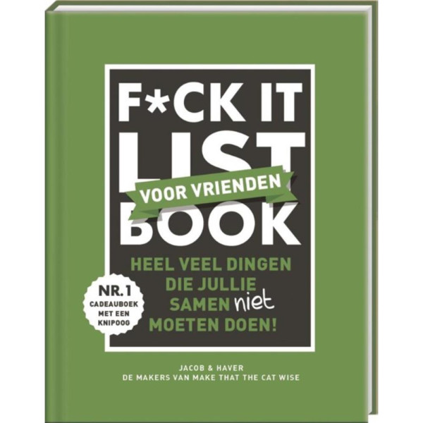 F*ck it list book voor vrienden