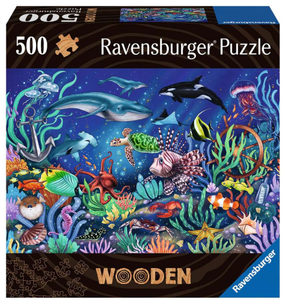 Ravensburger Onder zee houten puzzel