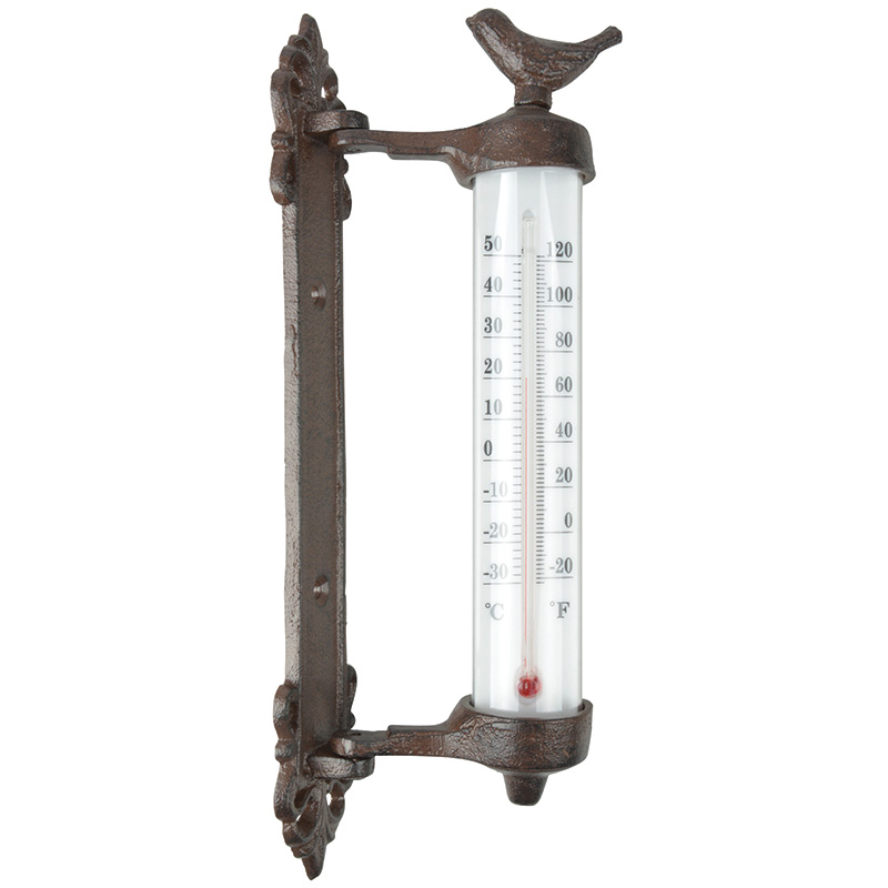 Wandthermometer vogel in giftbox