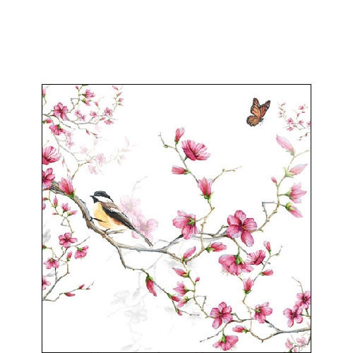 Ambiente Servetten Bird & Blossom 33cm