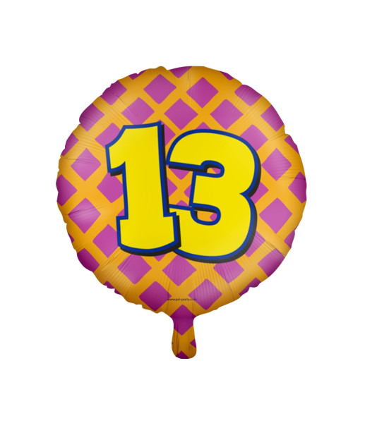 Paperdreams Happy folie ballon - 13 jaar