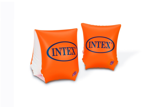 Intex zwemarmbandjes oranje maat S
