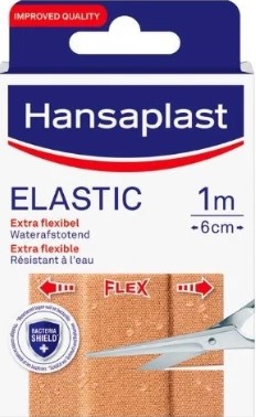 Hansaplast Pleisters Elastic 1m x 6cm Stuk