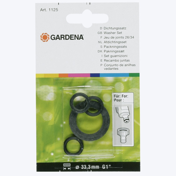 Gardena set rubberringen 26,5mm 3/4"