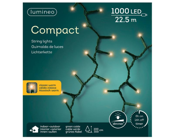 LED-compact Lights buiten 1000LED 22m