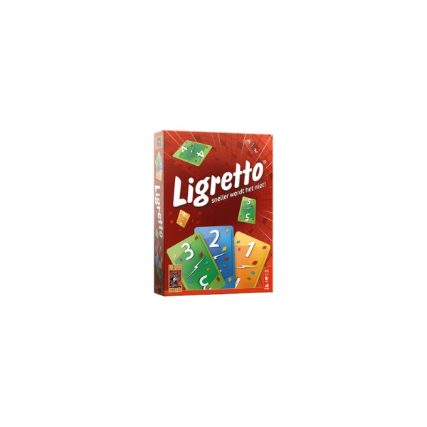 999 Games Ligretto rood kaartspel
