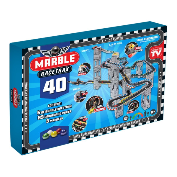 Marble Racetrax circuitset 40 sheets 6m