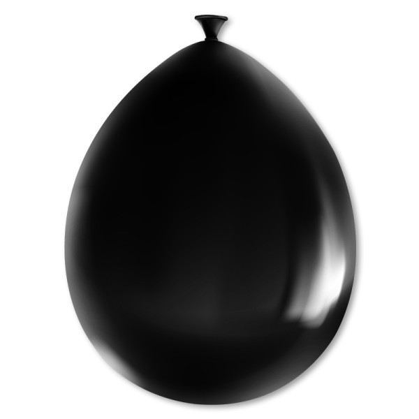 Paperdreams Ballonnen - Zwart metallic