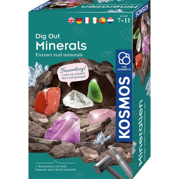 Kosmos Mineralen uitgraven