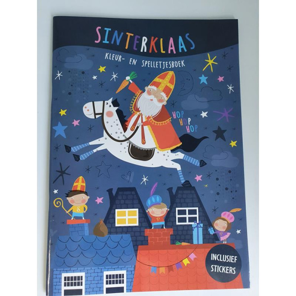 Kleur en activiteitenboek Sinterklaas A4