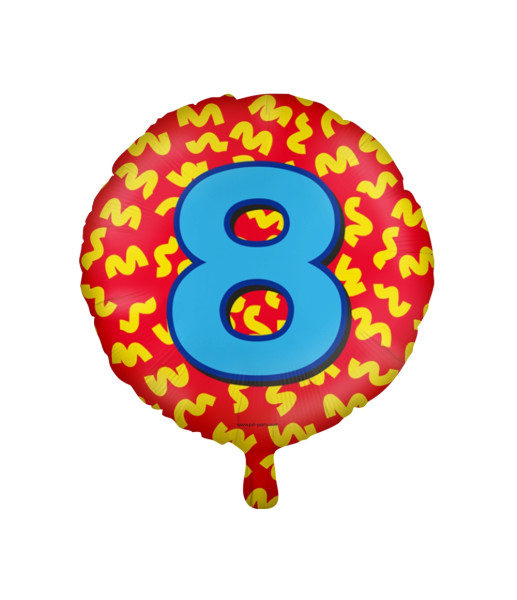 Paperdreams Happy folie ballon - 8 jaar