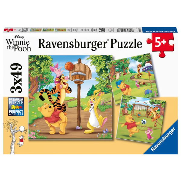 Ravensburger puzzel DWP Sportdag 3x49pcs