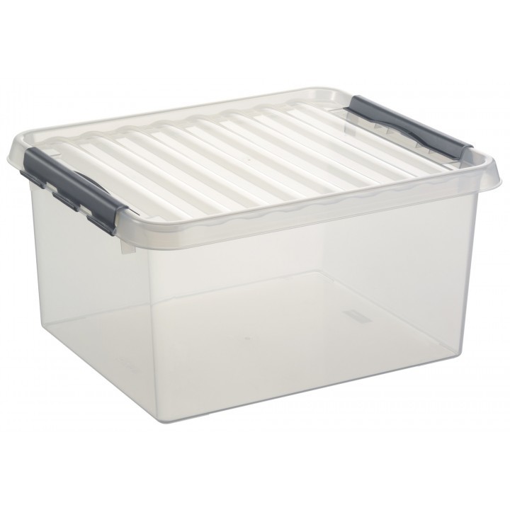 Sunware Q-line opbergbox 36 liter transparant