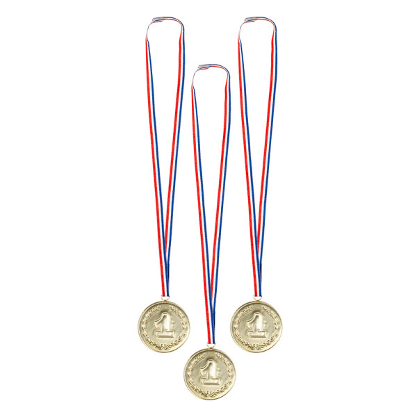 Zakje met 3 medailles