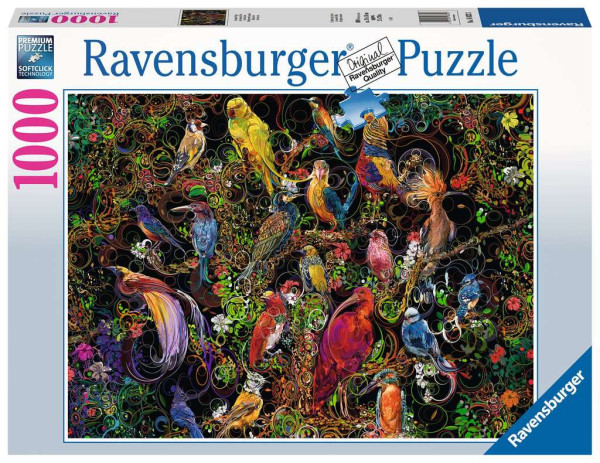 Ravensburger puzzel Schitterende vogels