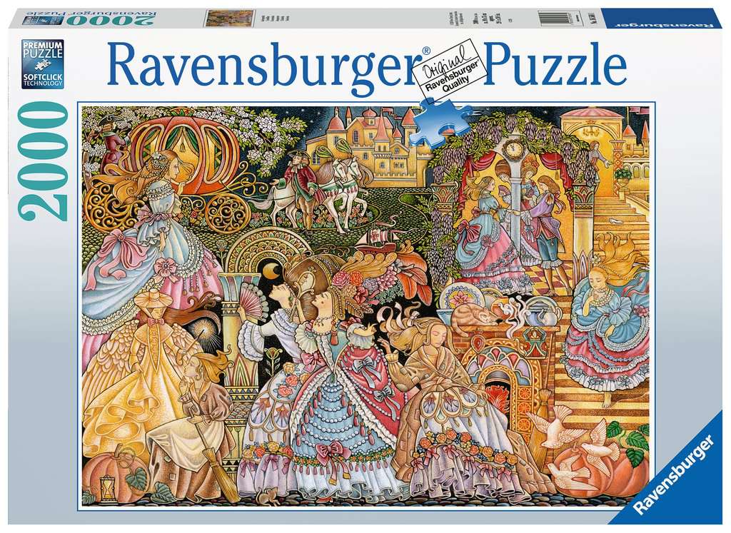 Ravensburger puzzel 2000 stukjes WD: Cinderella; The Glass Slipper