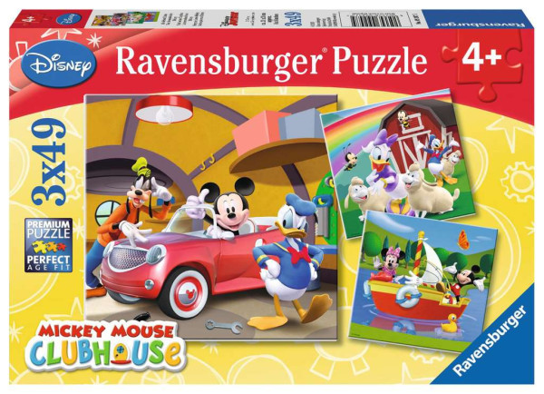 Ravensburger Mickey Mouse 3x49pcs