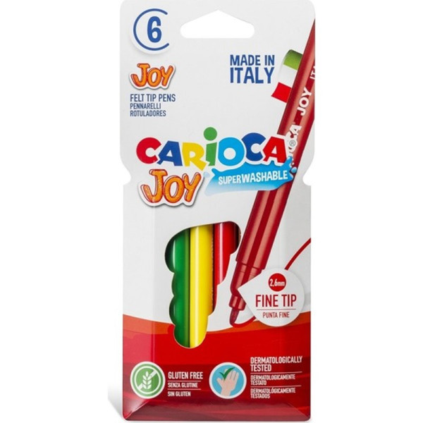 Carioca Joy viltstiften 6 stuks in etui