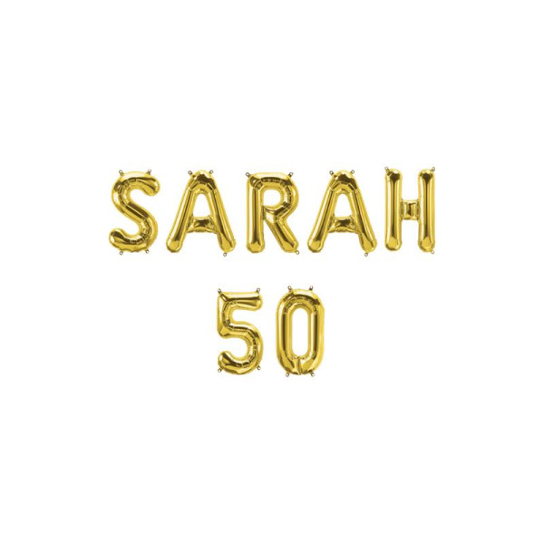 Folie ballon slinger - Sarah 50