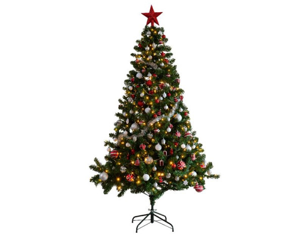 Imperial pine Kerstboom 210cm +DECO +LED
