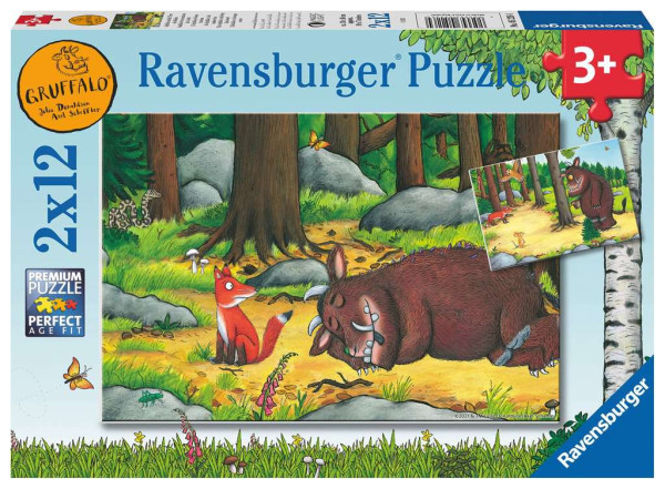 Ravensburger puzzel The Gruffalo 2x12pcs