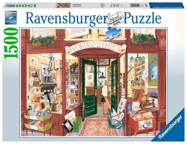 Ravensburger puzzel Wordsmith's Bookshop