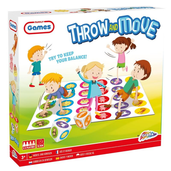 Grafix Throw & Move Twisterspel
