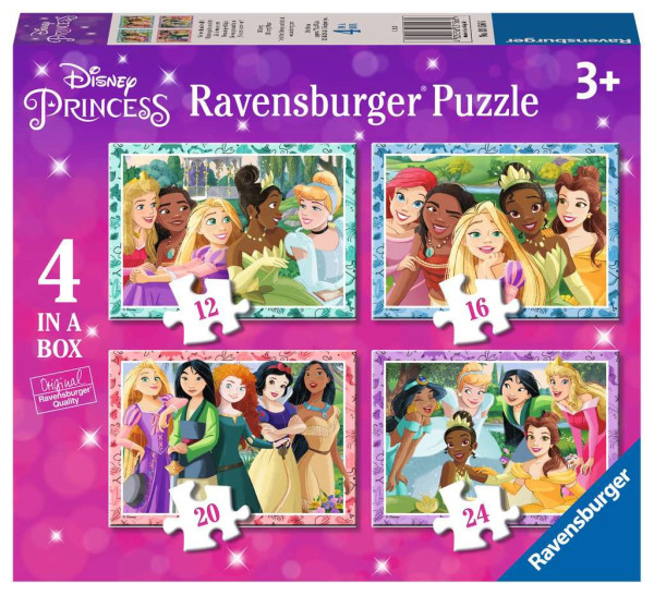 Ravensburger Princess 4-in-1 puzzel