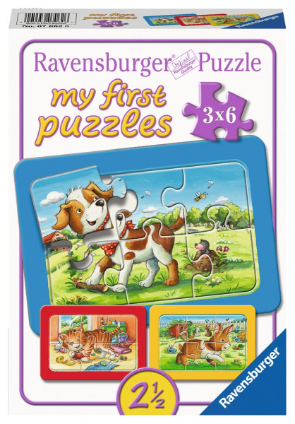 Ravensburger puzzel 3 x 6 stukjes