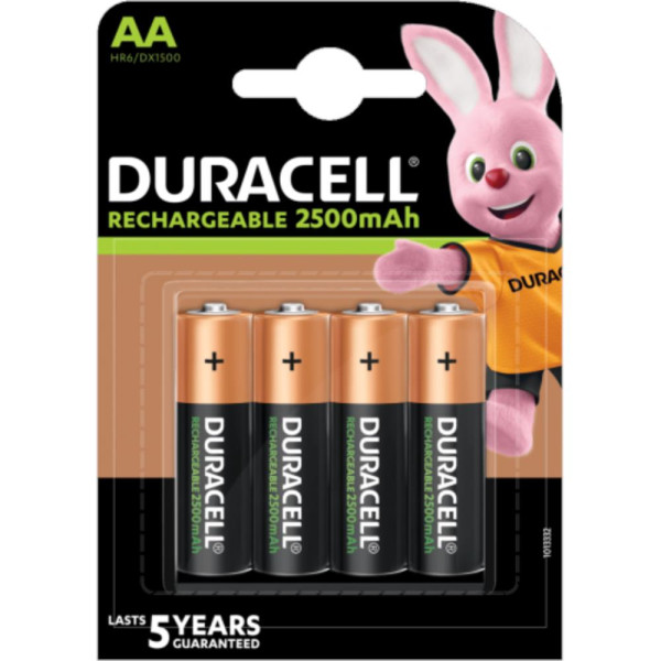 Duracell Batterij OPLAADBAAR 4xAA 1,2V
