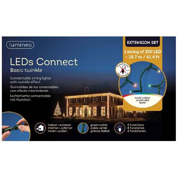 LED's connect basic twinkle KLEUR 18,7m