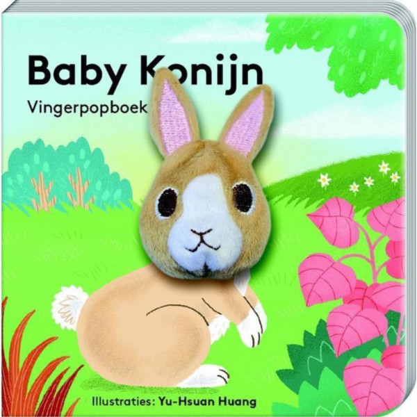 Vingerpopboekje - Baby konijn