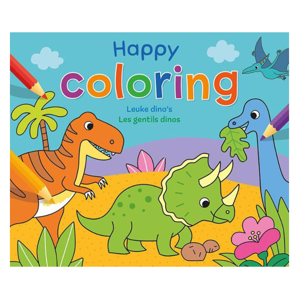 Deltas Happy coloring - Leuke dino's