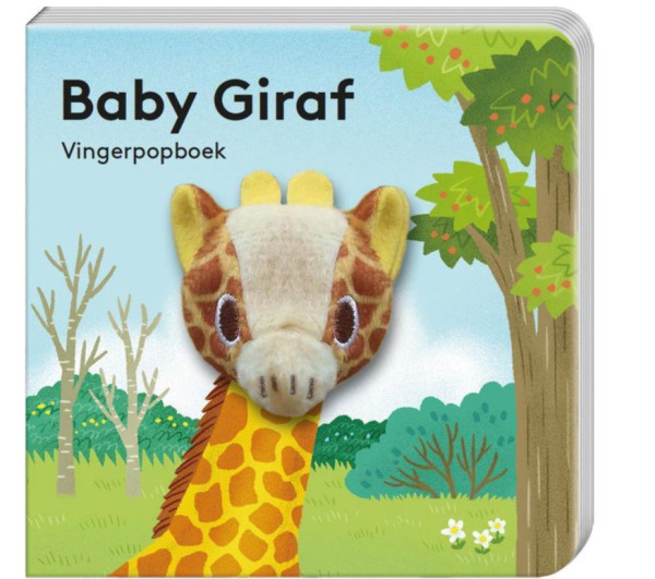 Vingerpopboekje - Baby giraf serie 2
