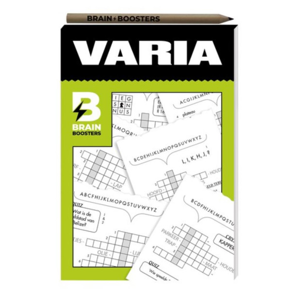 Brainbooster puzzelboek - Varia