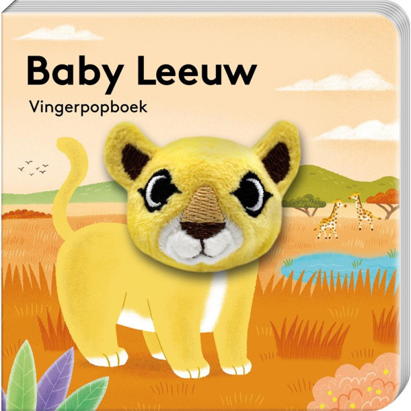 Vingerpopboekje - Baby Leeuw