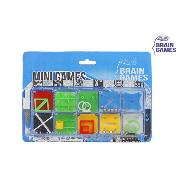 Brain Games mini puzzels 10 stuks