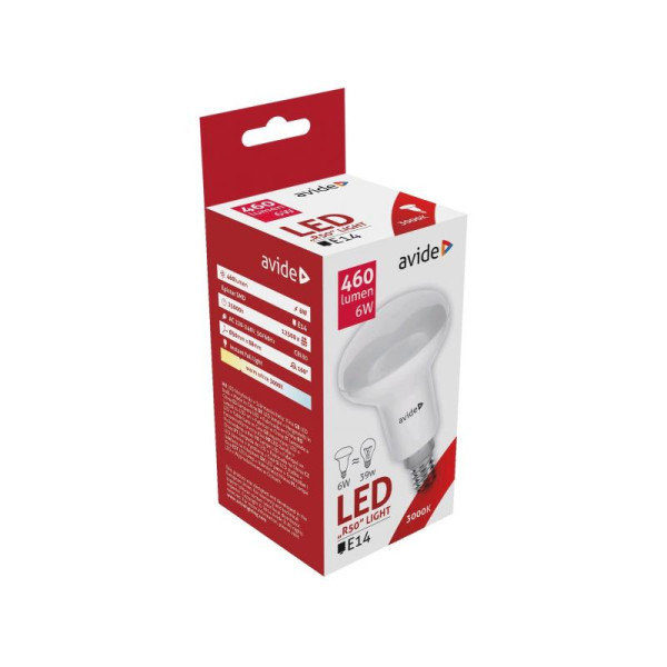 Avide LED lamp R50 4,9W E14 WW 470 lumen