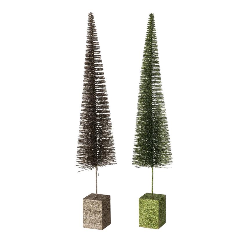 everlands kunstkerstboom glitter H60cm