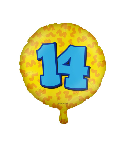 Paperdreams Happy folie ballon - 14 jaar