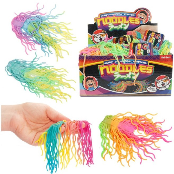 Toi Toys Noodles Curly Colorful rekbaar