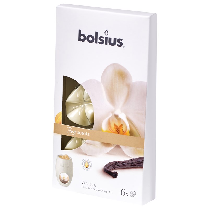 Bolsius Wax Melts True Scents Vanille 6 Stuks