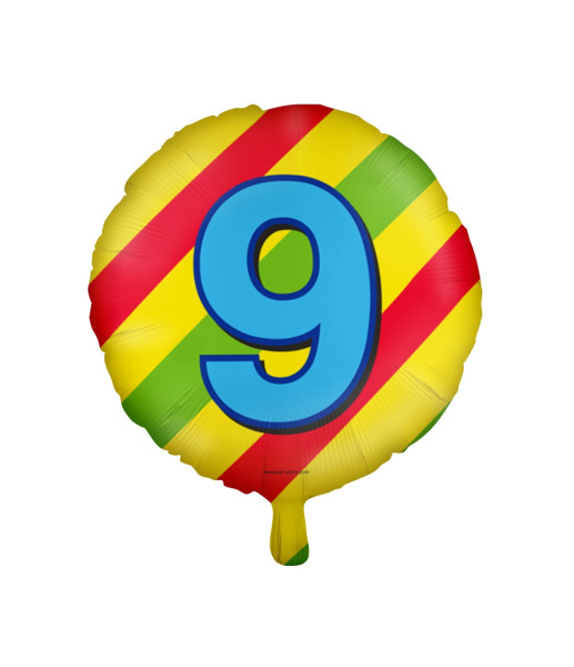 Paperdreams Happy folie ballon - 9 jaar