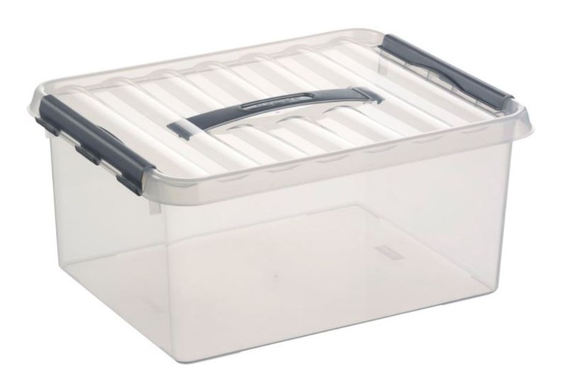 Sunware Q-line opbergbox 15 liter transparant