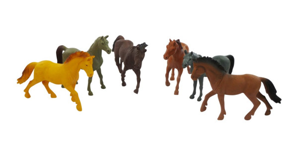 Paarden ca.15 cm zak a 6 stuks