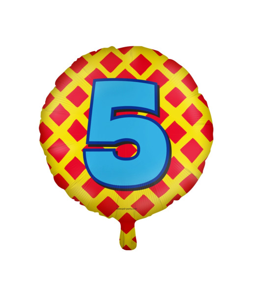 Paperdreams Happy folie ballon - 5 jaar
