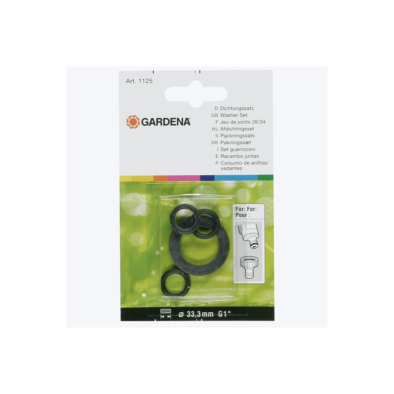 Gardena ringenset rubber 1-2 4-delig