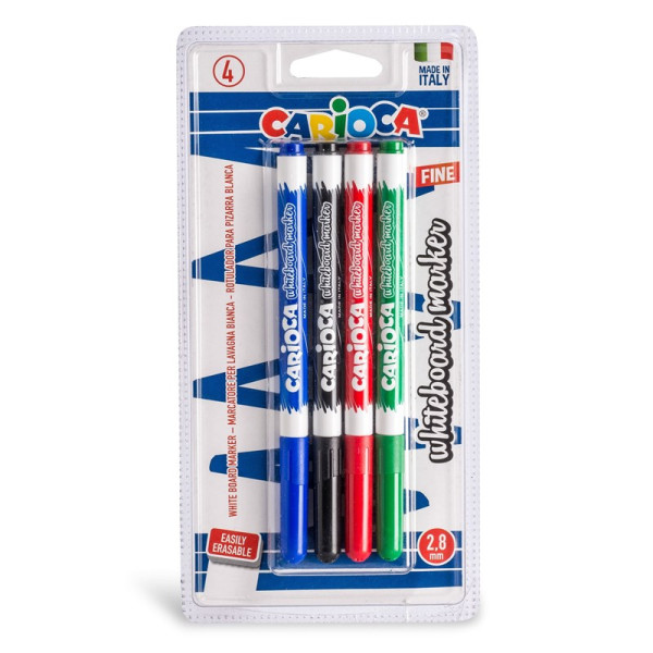 Carioca 4 Whiteboard markers 2,8mm